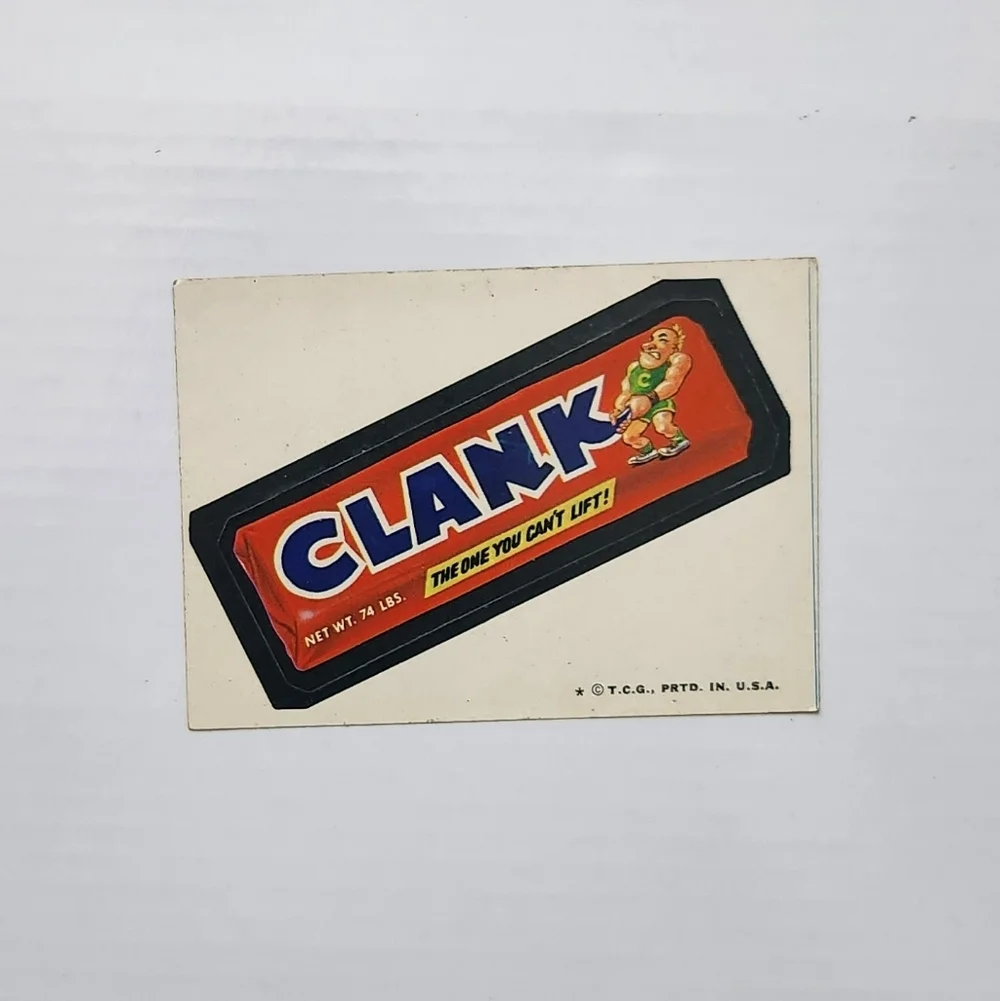 🏋 Vintage 1973 Wacky Packages Sticker -